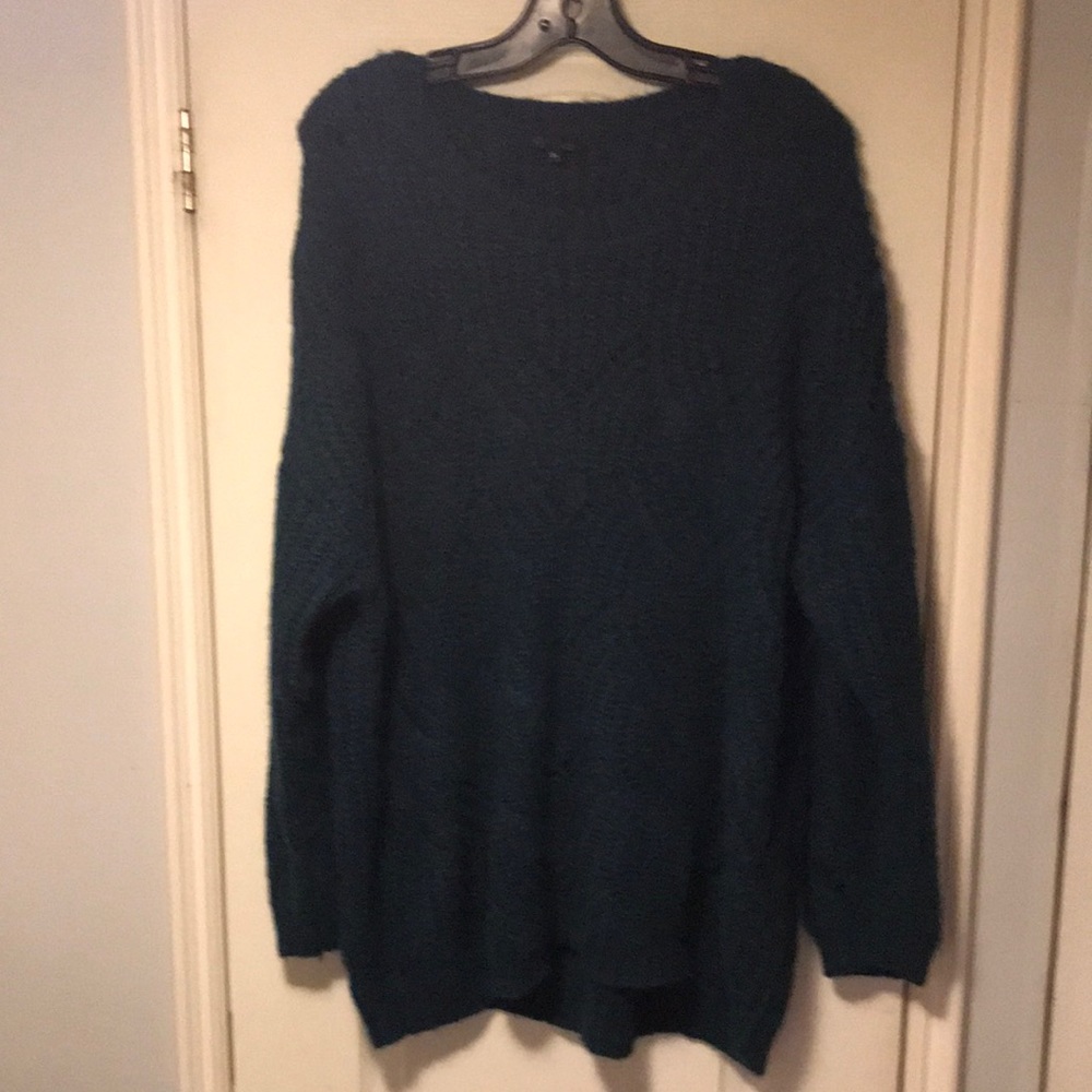 Women’s George Plus Green Knitted Sweater Size 2X